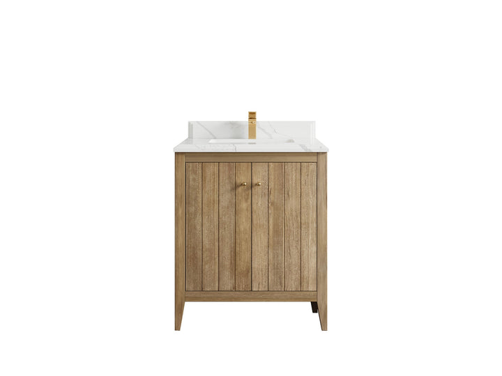 Atlanta Teak Wood 30 in. W x 22 in. D Single Sink Bathroom Vanity - photo 23