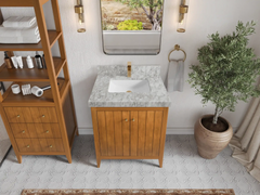 Atlanta Teak Wood 30 in. W x 22 in. D Single Sink Bathroom Vanity - photo 27