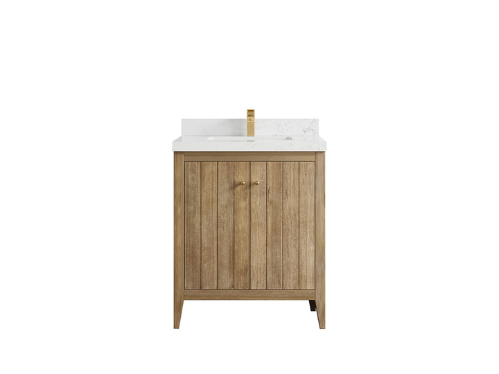 Atlanta Teak Wood 30 in. W x 22 in. D Single Sink Bathroom Vanity - photo 29