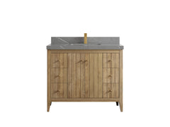 Atlanta Teak Wood 42 in. W x 22 in. D Single Sink Bathroom Vanity - photo 34