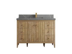 Atlanta Teak Wood 48 in. W x 22 in. D Single Sink Bathroom Vanity - photo 35