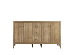 Atlanta Teak Wood 60 in. W x 22 in. D Double Sink Bathroom Vanity - photo 6