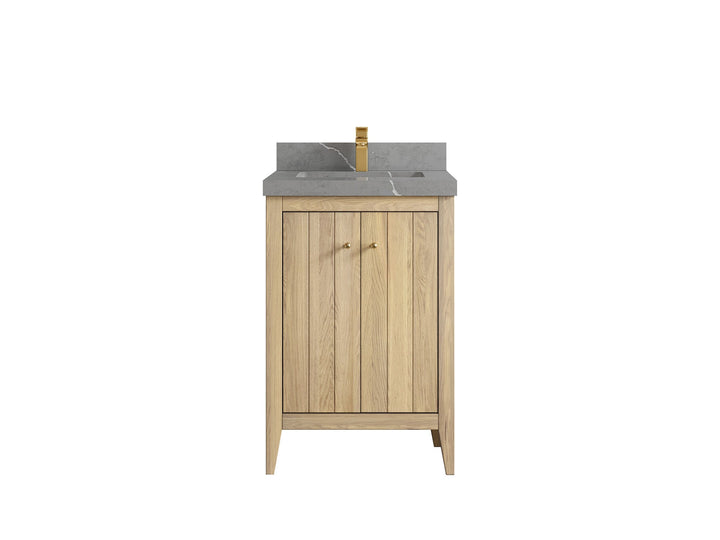 Atlanta White Oak 24 in. W x 22 in. D Single Sink Bathroom Vanity - photo 11