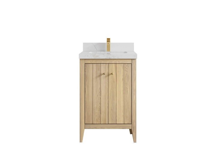 Atlanta White Oak 24 in. W x 22 in. D Single Sink Bathroom Vanity - photo 10