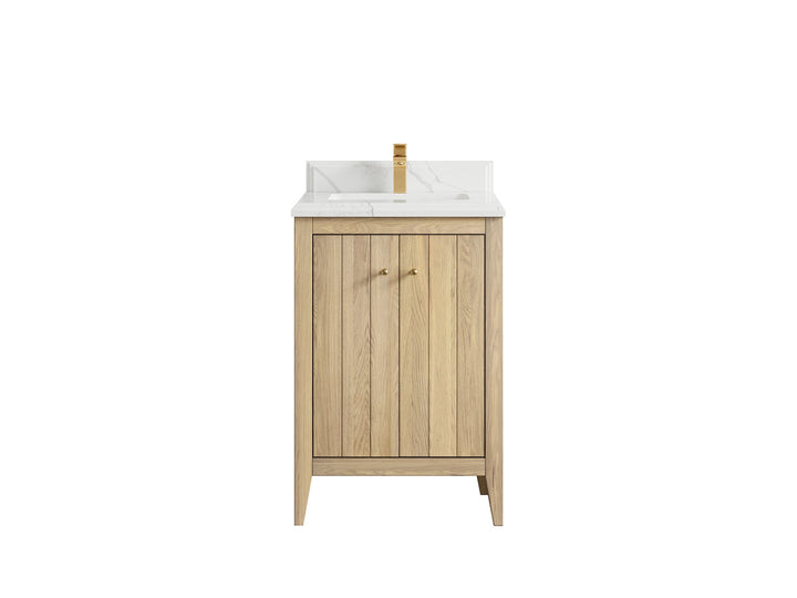 Atlanta White Oak 24 in. W x 22 in. D Single Sink Bathroom Vanity - photo 13