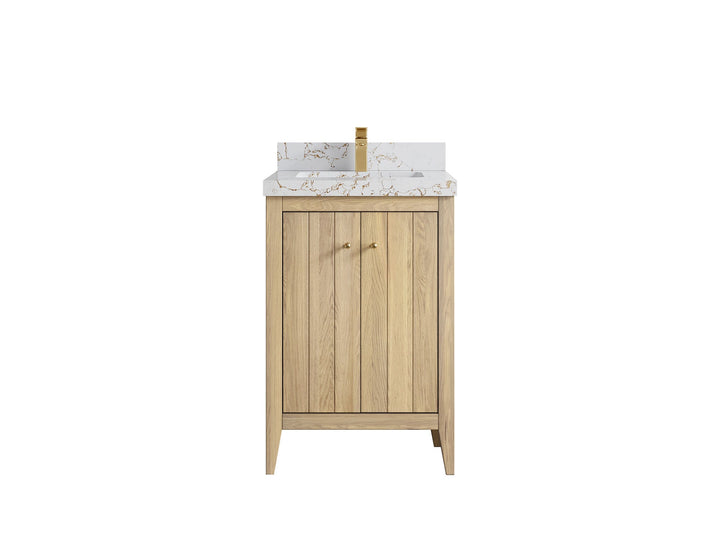 Atlanta White Oak 24 in. W x 22 in. D Single Sink Bathroom Vanity - photo 20