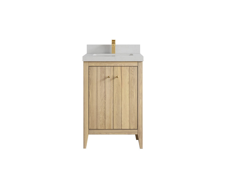 Atlanta White Oak 24 in. W x 22 in. D Single Sink Bathroom Vanity - photo 5