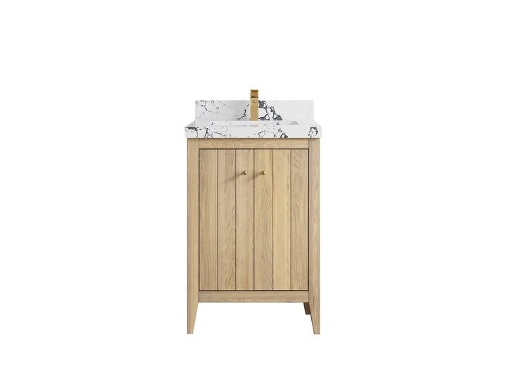 Atlanta White Oak 24 in. W x 22 in. D Single Sink Bathroom Vanity - photo 21
