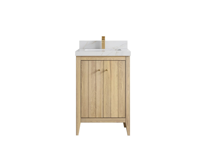 Atlanta White Oak 24 in. W x 22 in. D Single Sink Bathroom Vanity - photo 8