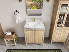 Atlanta White Oak 30 in. W x 22 in. D Single Sink Bathroom Vanity - photo 10