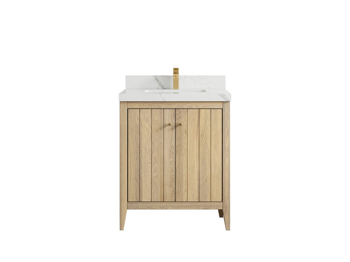 Atlanta White Oak 30 in. W x 22 in. D Single Sink Bathroom Vanity - photo 34
