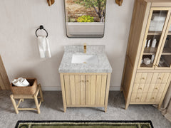 Atlanta White Oak 30 in. W x 22 in. D Single Sink Bathroom Vanity - photo 8