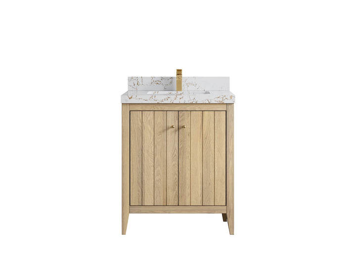 Atlanta White Oak 30 in. W x 22 in. D Single Sink Bathroom Vanity - photo 45