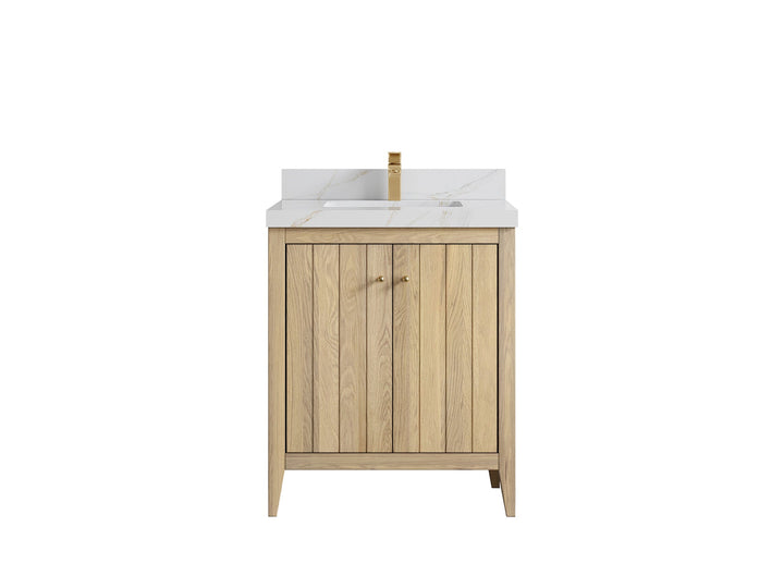 Atlanta White Oak 30 in. W x 22 in. D Single Sink Bathroom Vanity - photo 37