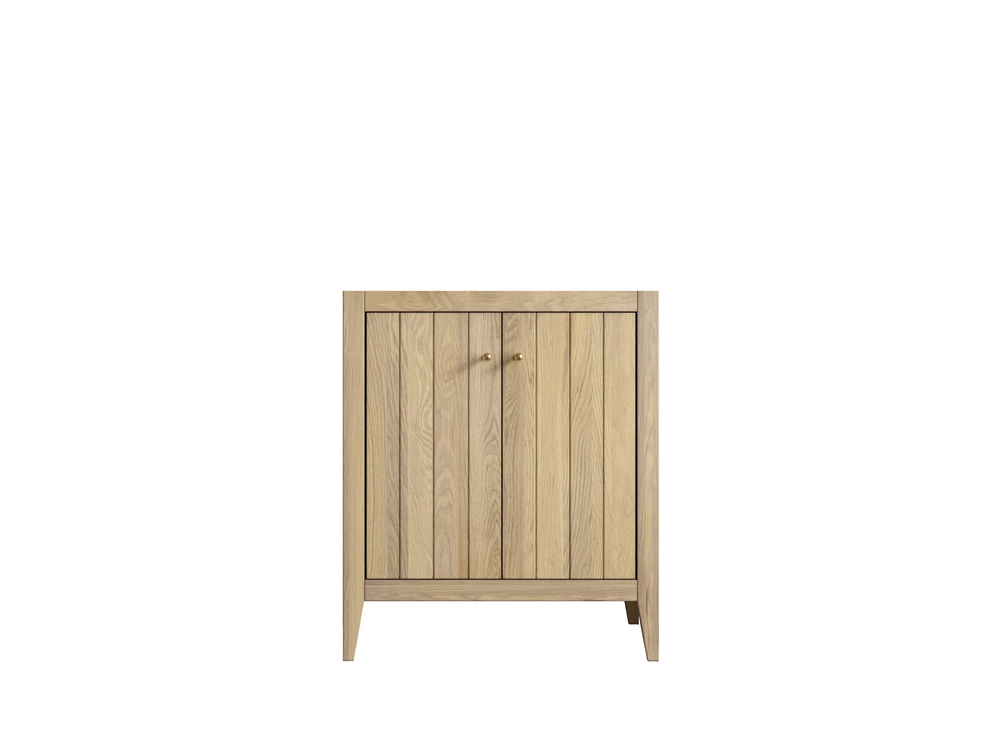Atlanta White Oak 30 in. W x 22 in. D Single Sink Bathroom Vanity - Willow Bath and Vanity