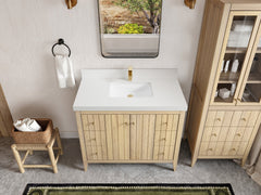 Atlanta White Oak 42 in. W x 22 in. D Single Sink Bathroom Vanity - photo 43