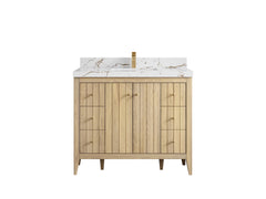 Atlanta White Oak 42 in. W x 22 in. D Single Sink Bathroom Vanity - photo 36