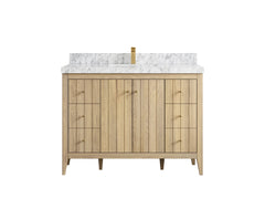 Atlanta White Oak 48 in. W x 22 in. D Single Sink Bathroom Vanity - photo 10