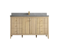 Atlanta White Oak 60 in. W x 22 in. D Single Sink Bathroom Vanity - photo 34