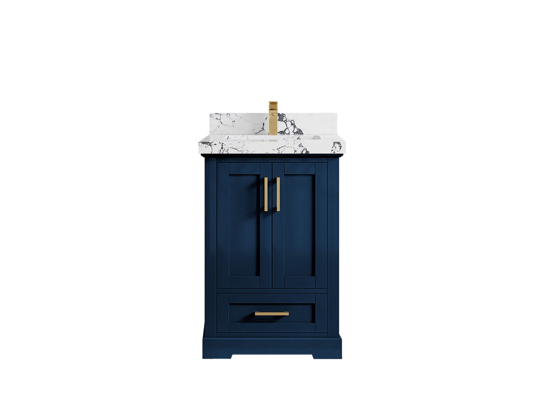 Boston 24 in. W x 22 in. D Single Sink Bathroom Vanity - Willow Bath and Vanity