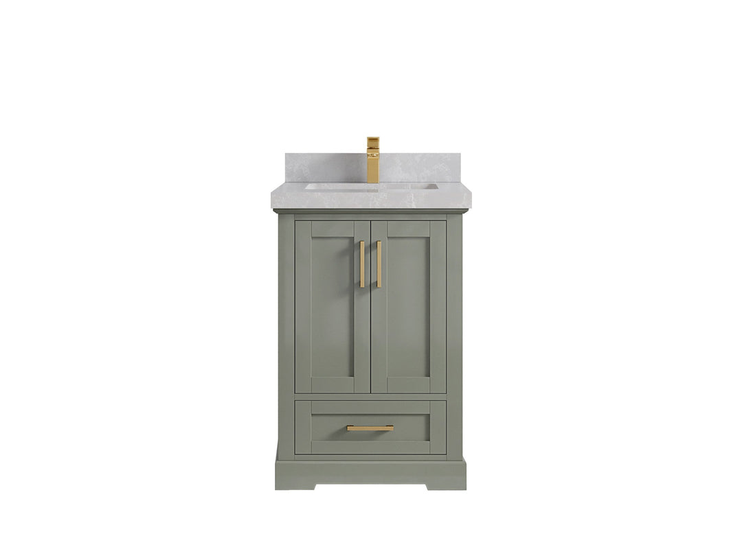 Boston 24 in. W x 22 in. D Single Sink Bathroom Vanity - Willow Bath and Vanity