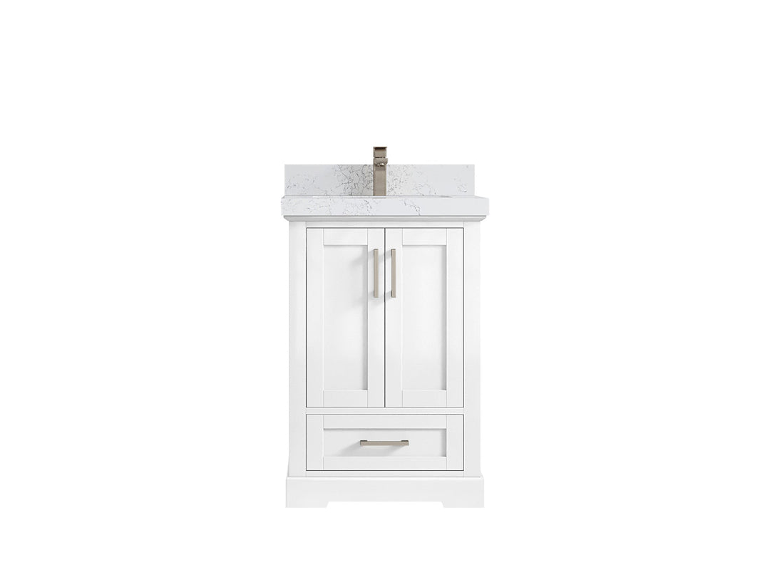 Boston 24 in. W x 22 in. D Single Sink Bathroom Vanity - Willow Bath and Vanity