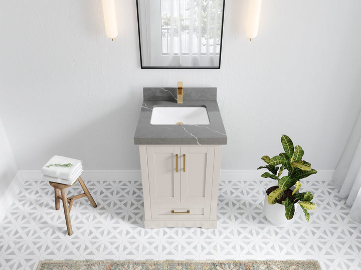 Boston 24 in. W x 22 in. D Single Sink Bathroom Vanity - photo 32