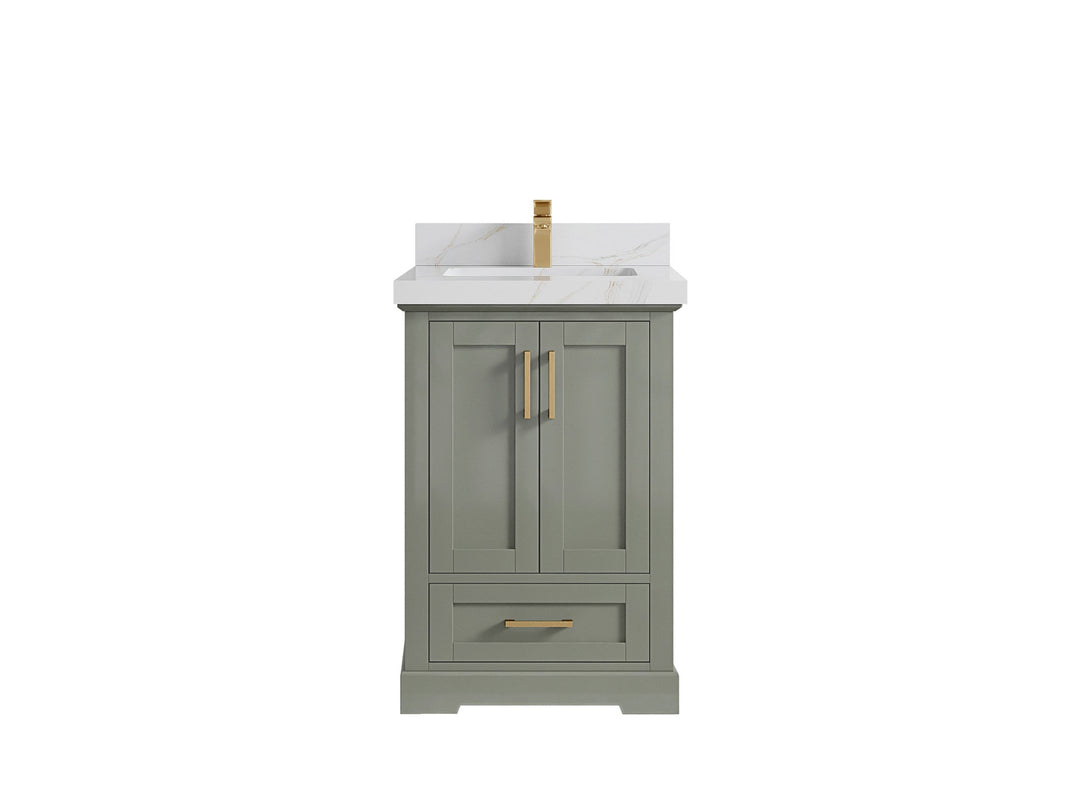 Boston 24 in. W x 22 in. D Single Sink Bathroom Vanity - Willow Bath and Vanity
