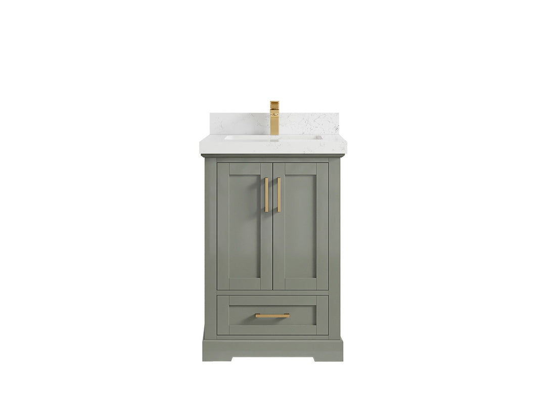 Boston 24 in. W x 22 in. D Single Sink Bathroom Vanity - Willow Bath and Vanity