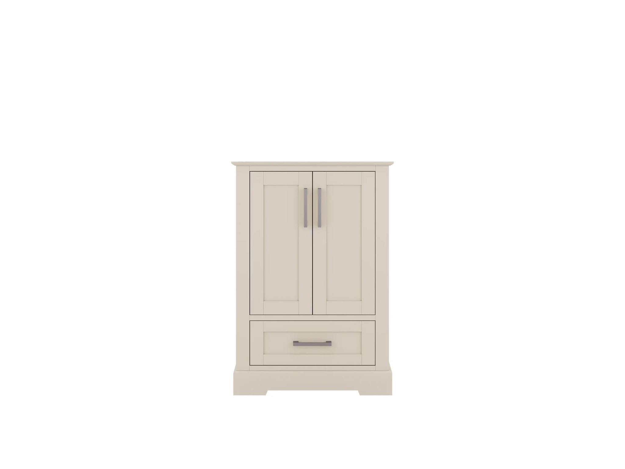 Boston 24-inch bathroom vanity cabinet in Fine Grain Linen Beige