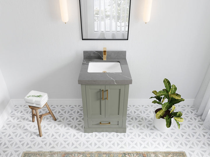 Boston 24 in. W x 22 in. D Single Sink Bathroom Vanity - photo 31