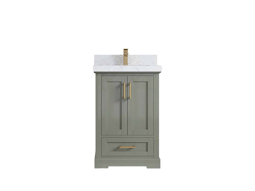 Boston 24 in. W x 22 in. D Single Sink Bathroom Vanity - Willow Bath and Vanity