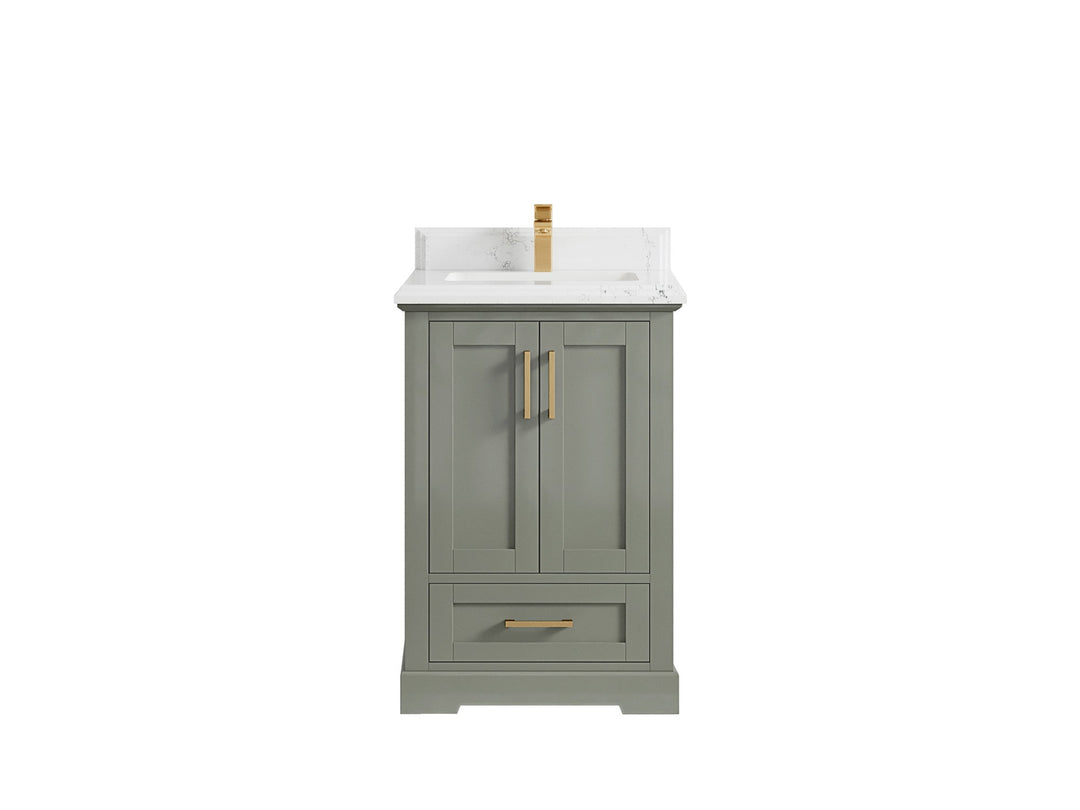 Boston 24 in. W x 22 in. D Single Sink Bathroom Vanity - Willow Bath and Vanity