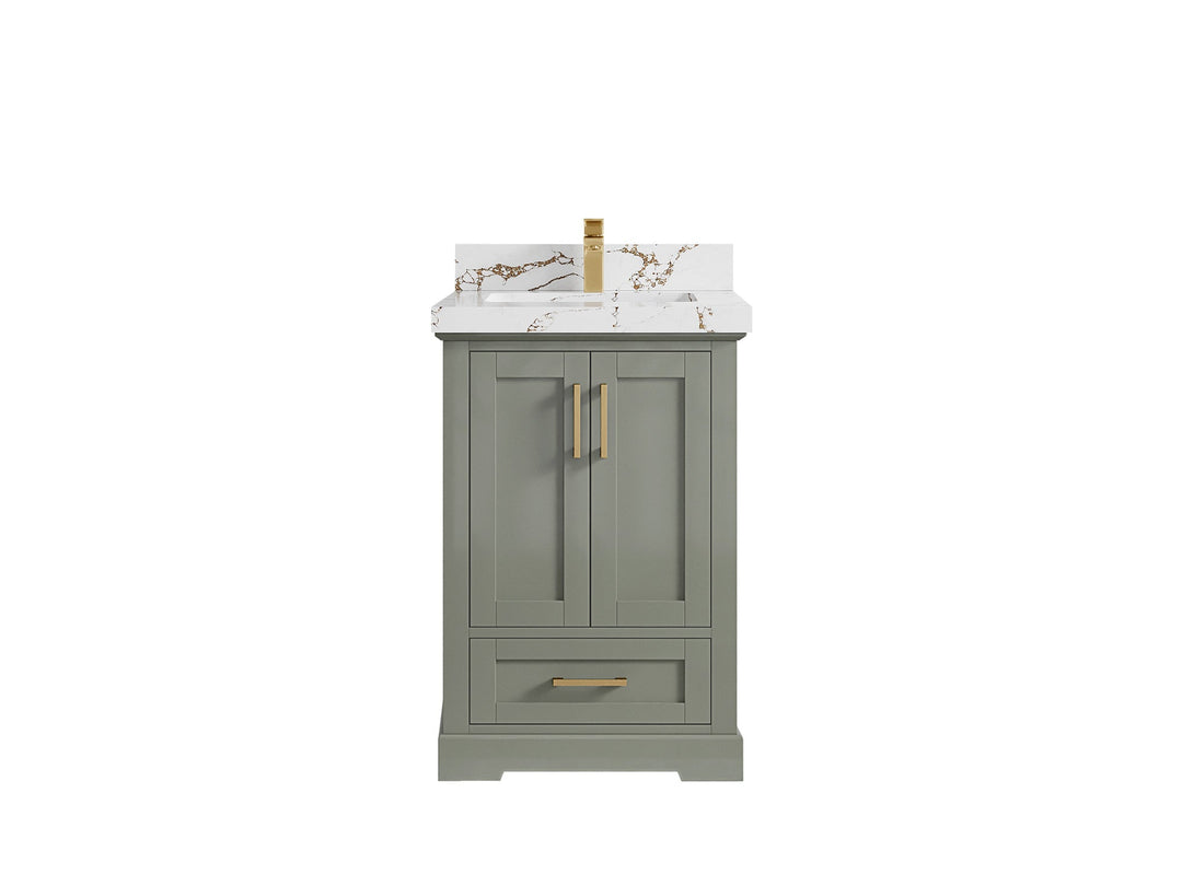 Boston 24 in. W x 22 in. D Single Sink Bathroom Vanity - Willow Bath and Vanity