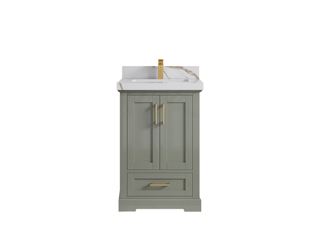 Boston 24 in. W x 22 in. D Single Sink Bathroom Vanity - Willow Bath and Vanity