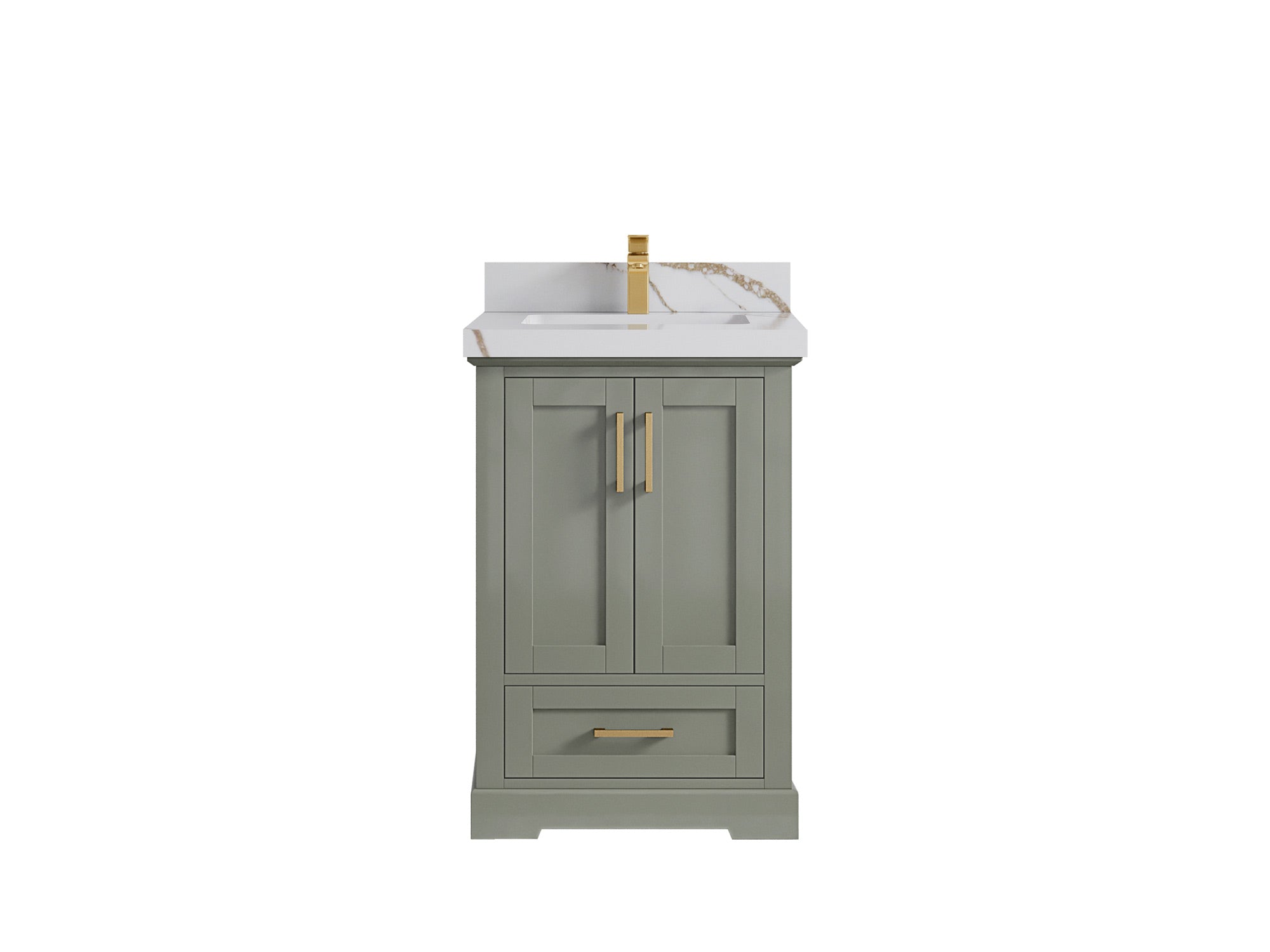 Boston 24 in. W x 22 in. D Single Sink Bathroom Vanity - Willow Bath and Vanity