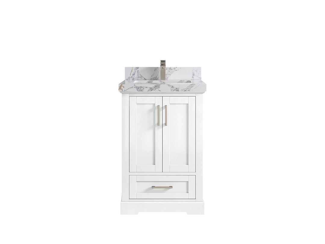 Boston 24 in. W x 22 in. D Single Sink Bathroom Vanity - Willow Bath and Vanity