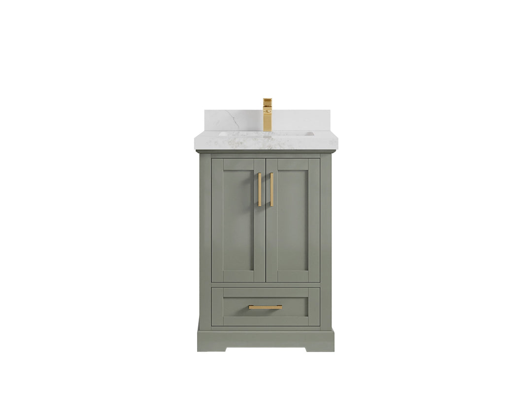 Boston 24 in. W x 22 in. D Single Sink Bathroom Vanity - Willow Bath and Vanity