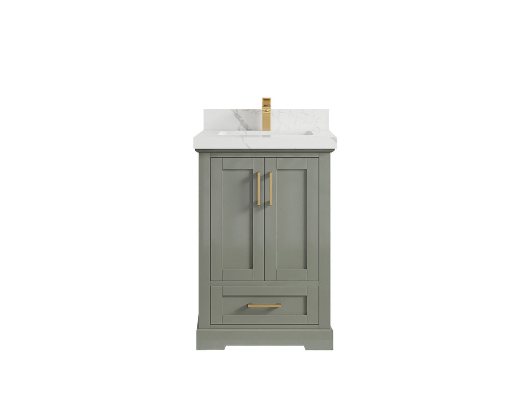 Boston 24 in. W x 22 in. D Single Sink Bathroom Vanity - Willow Bath and Vanity