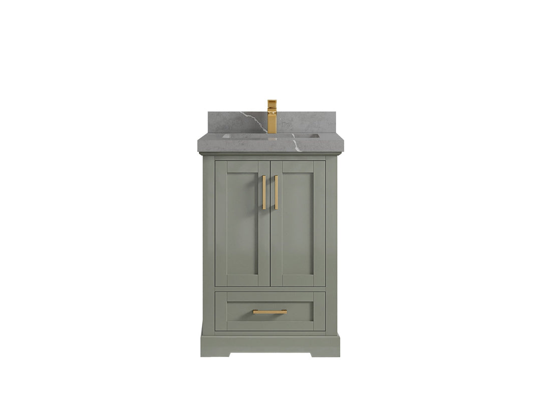 Boston 24 in. W x 22 in. D Single Sink Bathroom Vanity - Willow Bath and Vanity