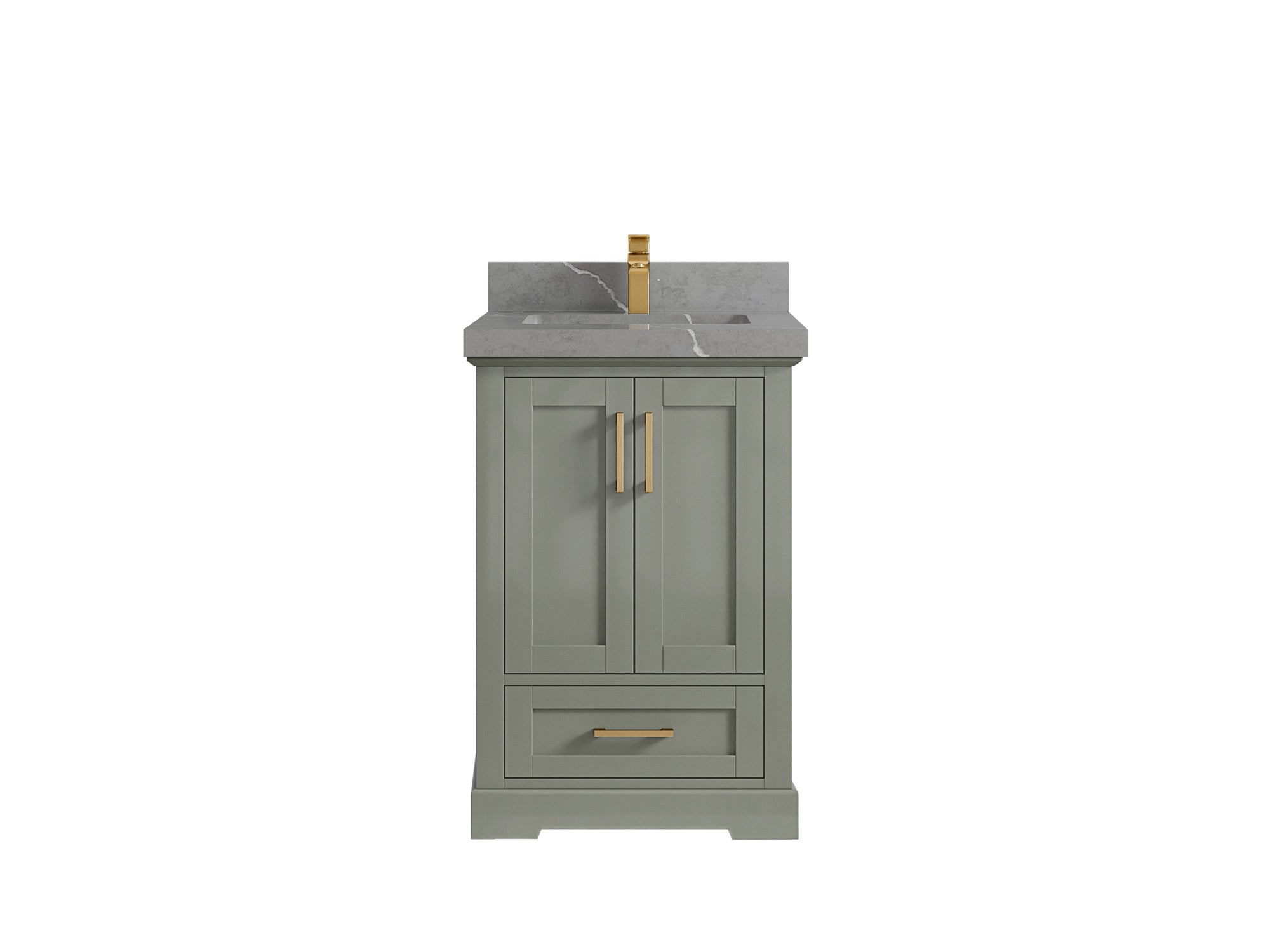 Boston 24 in. W x 22 in. D Single Sink Bathroom Vanity - Willow Bath and Vanity