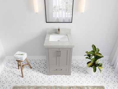 Boston 24 in. W x 22 in. D Single Sink Bathroom Vanity - Willow Bath and Vanity