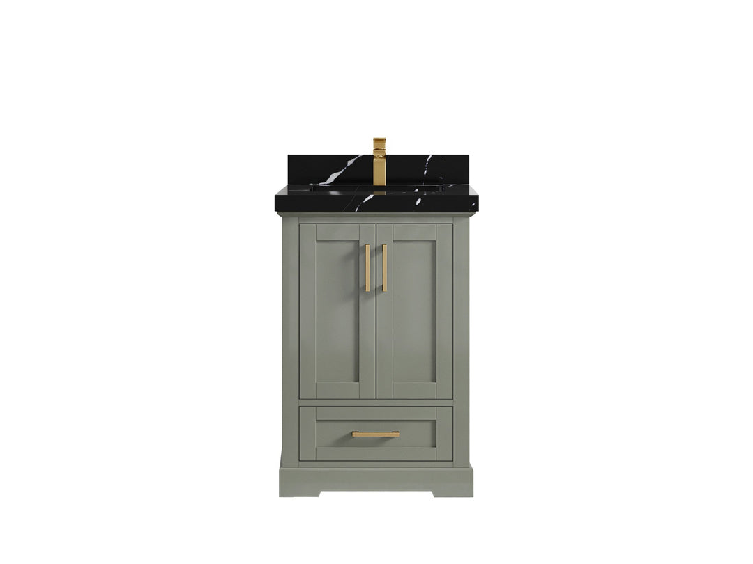 Boston 24 in. W x 22 in. D Single Sink Bathroom Vanity - Willow Bath and Vanity