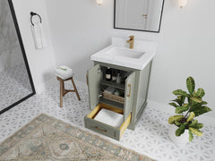 Boston 24 in. W x 22 in. D Single Sink Bathroom Vanity - photo 3