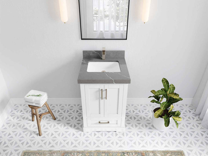 Boston 24 in. W x 22 in. D Single Sink Bathroom Vanity - photo 32