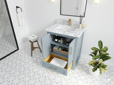 Boston 30 in. W x 22 in. D Single Sink Bathroom Vanity - Willow Bath and Vanity