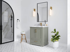 Boston 30 in. W x 22 in. D Single Sink Bathroom Vanity - photo 2