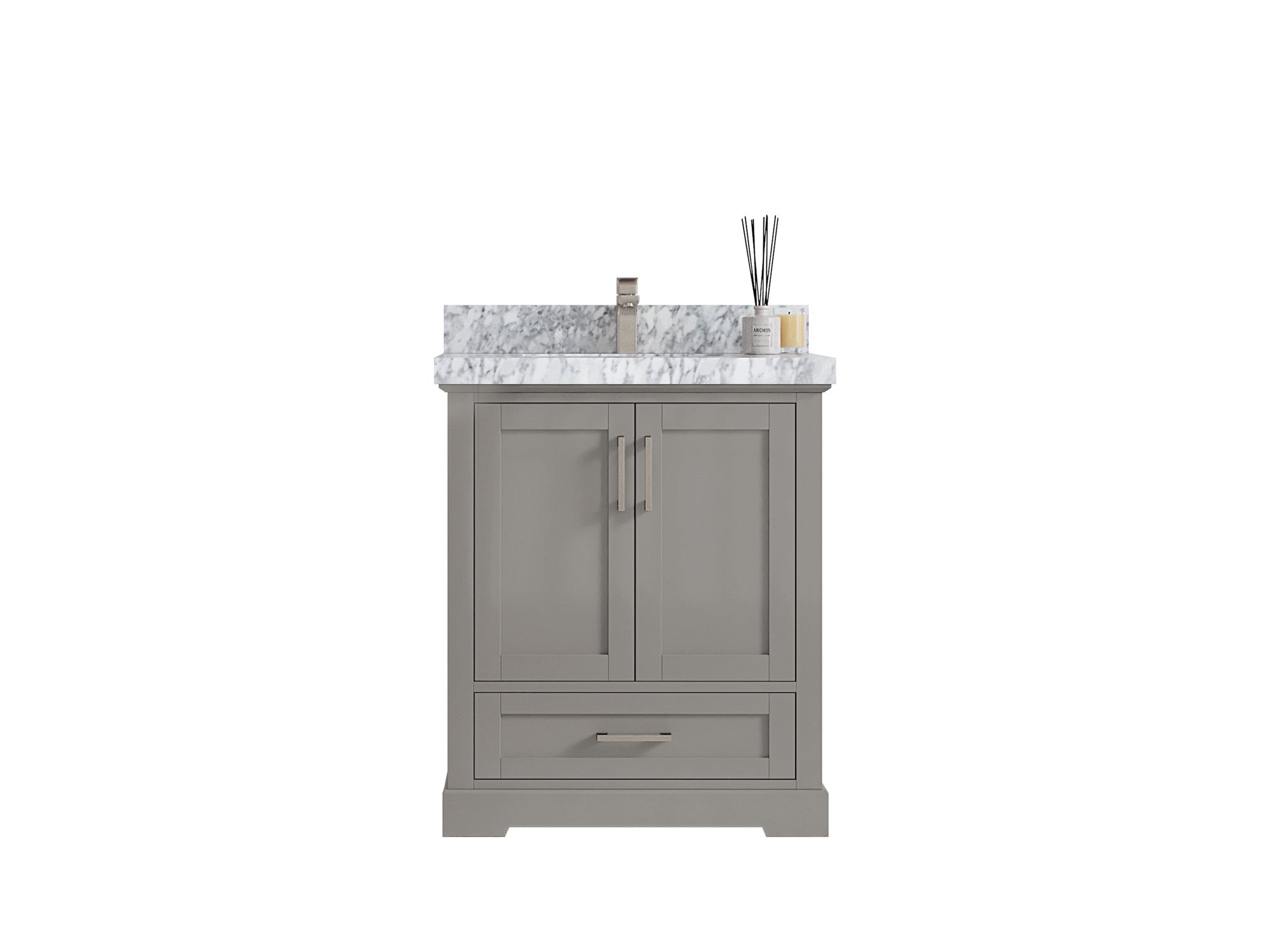 Boston 30 in. W x 22 in. D Single Sink Bathroom Vanity - Willow Bath and Vanity