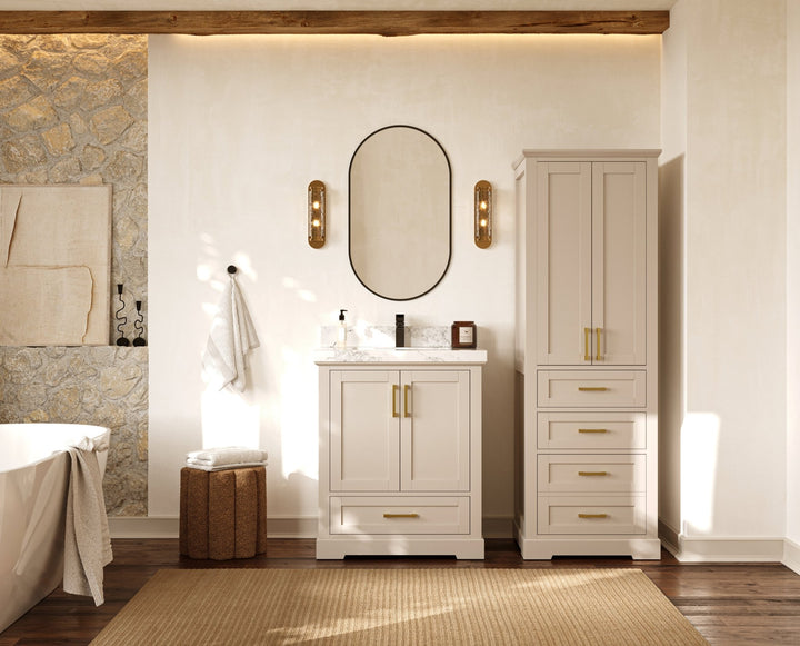 Boston 30 in. W x 22 in. D Single Sink Bathroom Vanity - photo 5