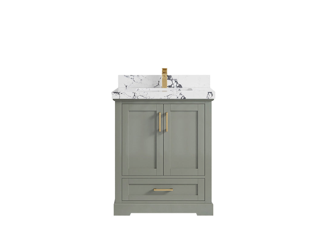 Boston 30 in. W x 22 in. D Single Sink Bathroom Vanity - Willow Bath and Vanity